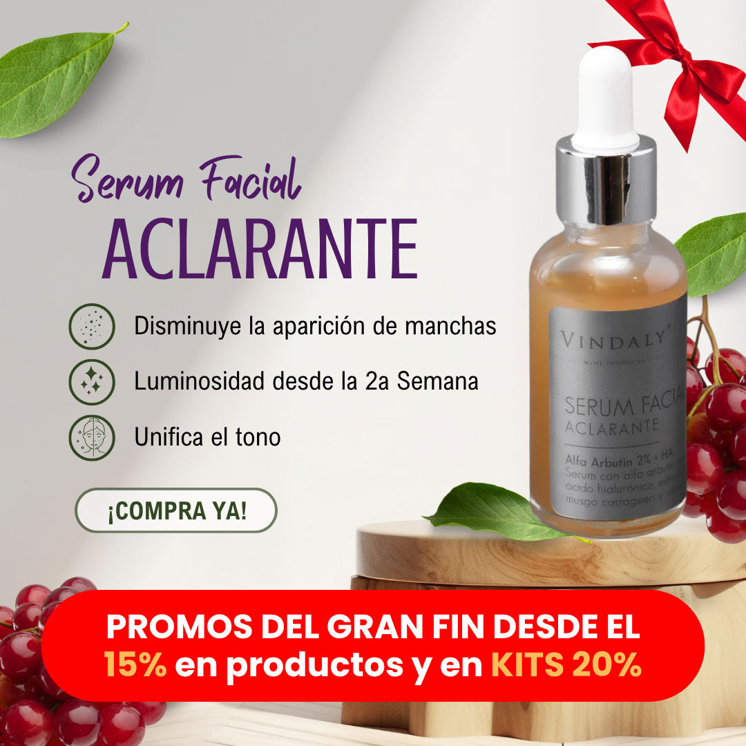 Serum facial aclarante 30 ml