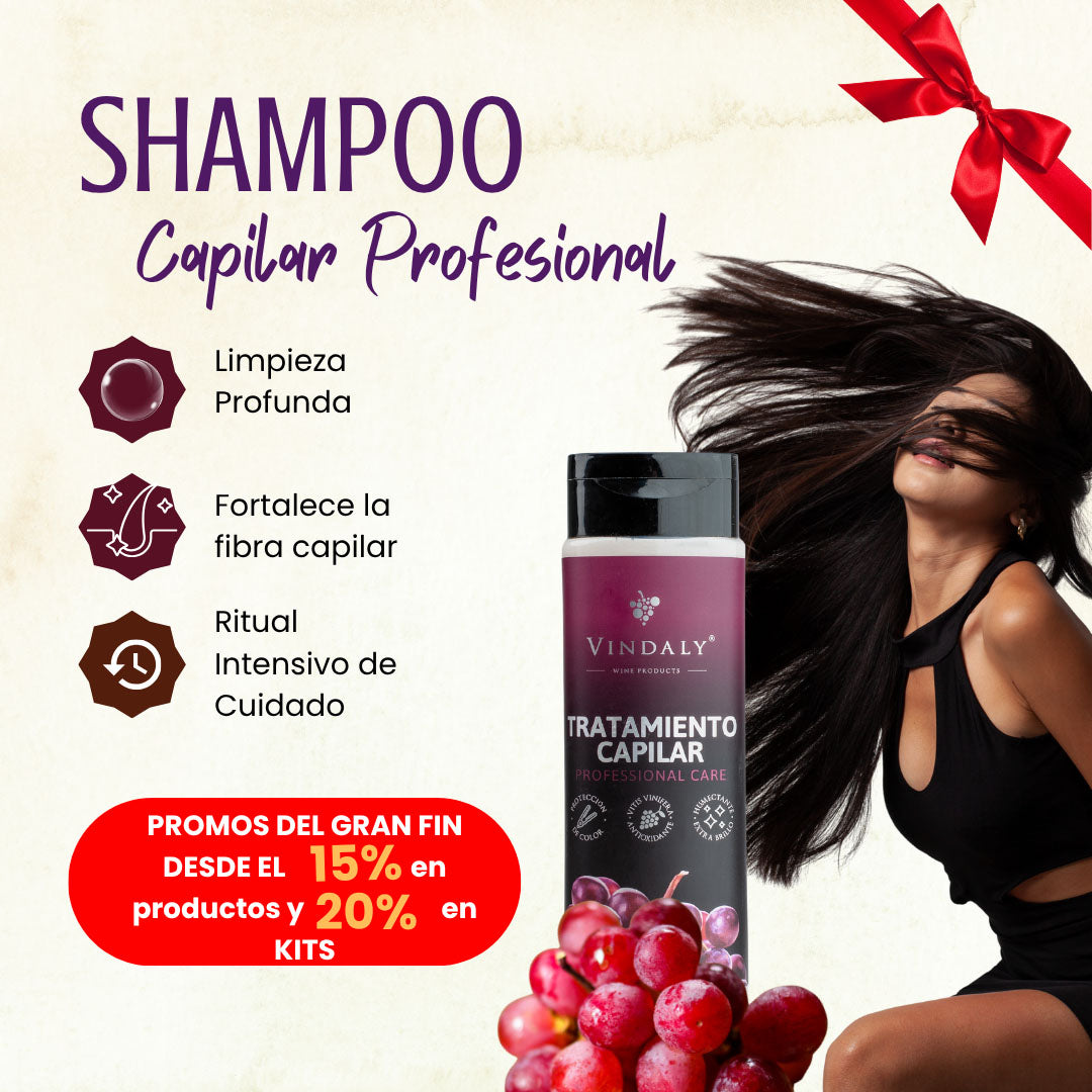 Shampoo capilar profesional 400ml