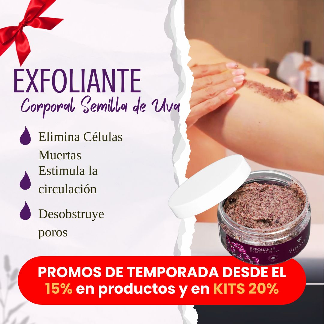 Exfoliante Corporal Semilla de Uva 150 gr