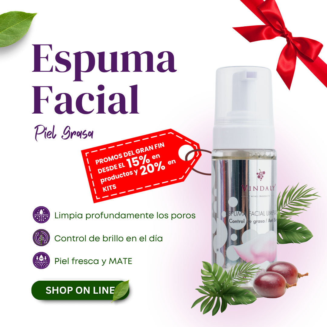 Espuma facial limpiadora (control grasa) 160 ml