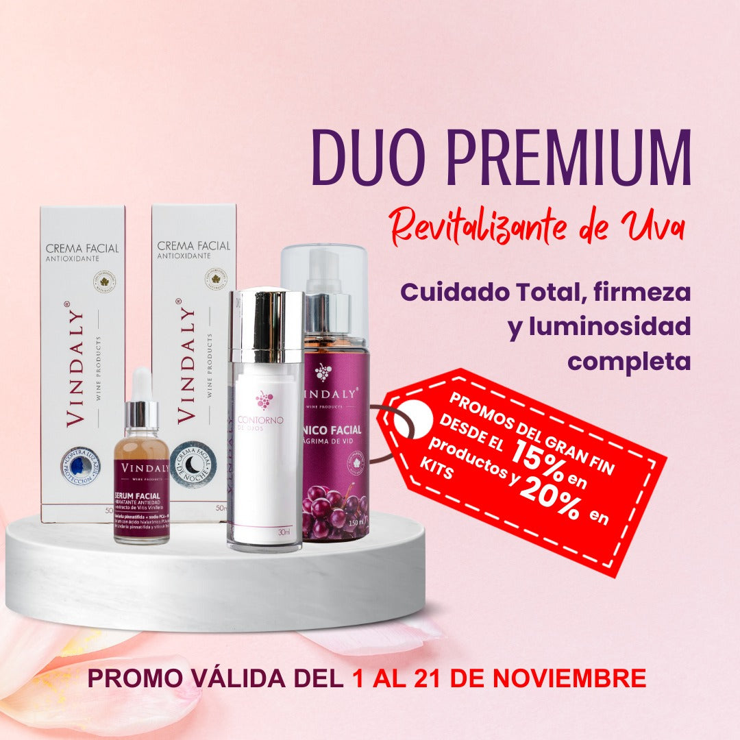 Duo Premium revitalizante de Uva [5 pzas.]